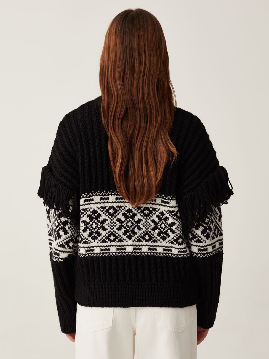 Pullover con disegno norvegese jacquard_2