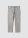 Grey denim jeans in cotton and viscose blend, regular fit_0