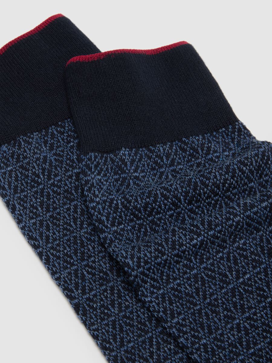 Multicolour Short Cotton Socks Twin Pack_2