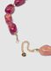 Pink necklace with irregular stones_2