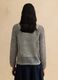 Grey cotton blend jumper with mesh pattern_3