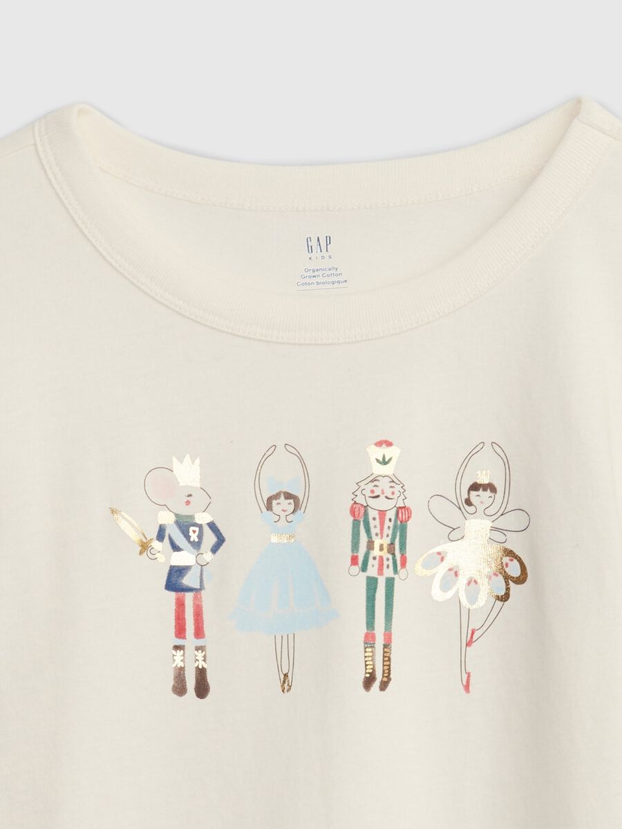 T-shirt a maniche lunghe con stampa_3