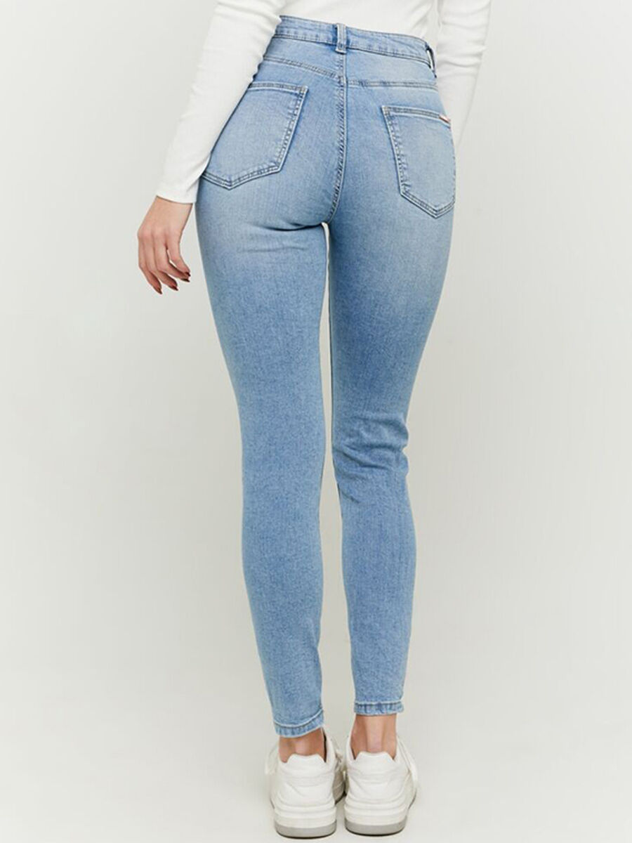 Women's light stretch denim jeans_2