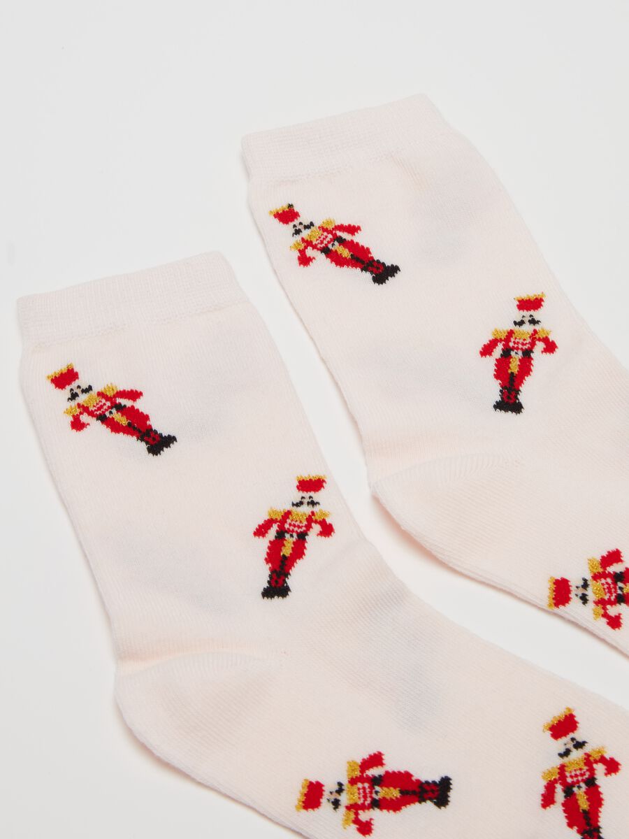 Two-pair pack short socks in stretch organic cotton_1