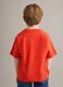Red pure cotton oversized T-shirt for boys_2