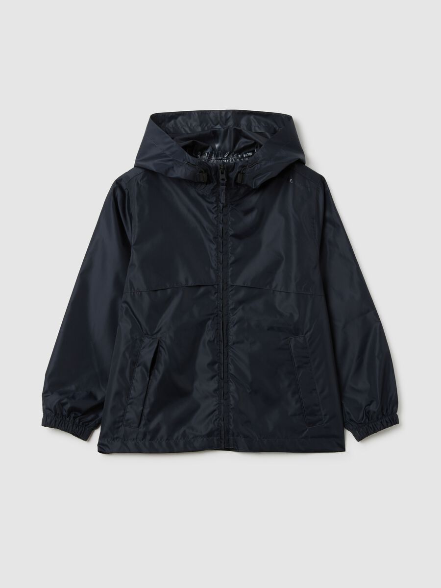 Boy's Blue Jacket with Hood_0