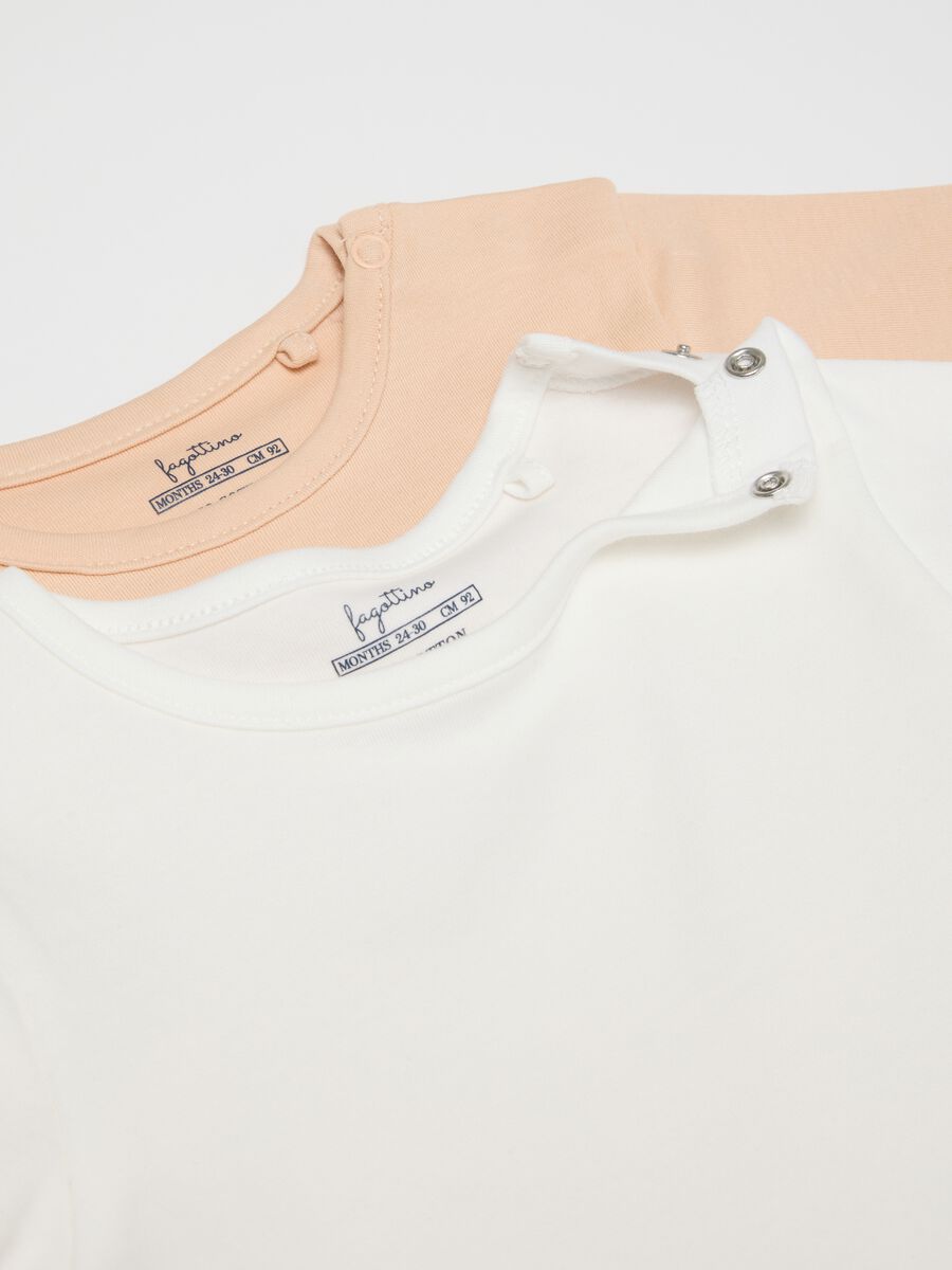 Tripack multicolour newborn t-shirts in pure cotton regular fit_2