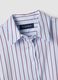 Blue striped pure cotton regular-fit shirt_5