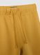 Yellow cotton jogger trousers for children_2