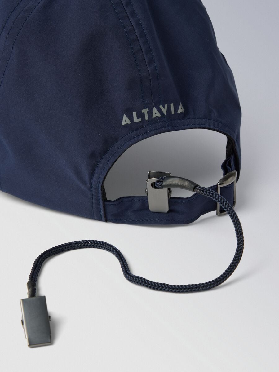 Cappellino sportivo ALTAVIA SAILING blu con visiera_2