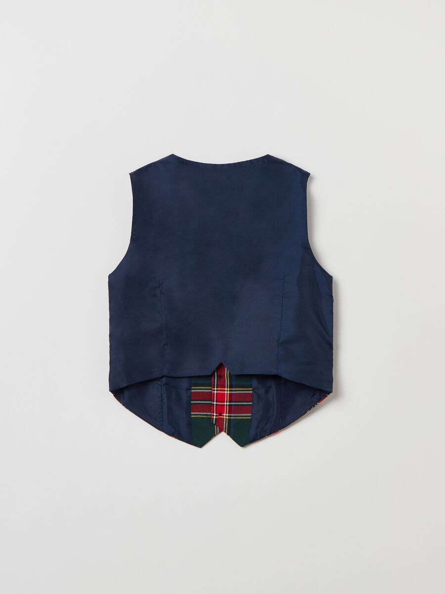Gilet in fantasia tartan_1