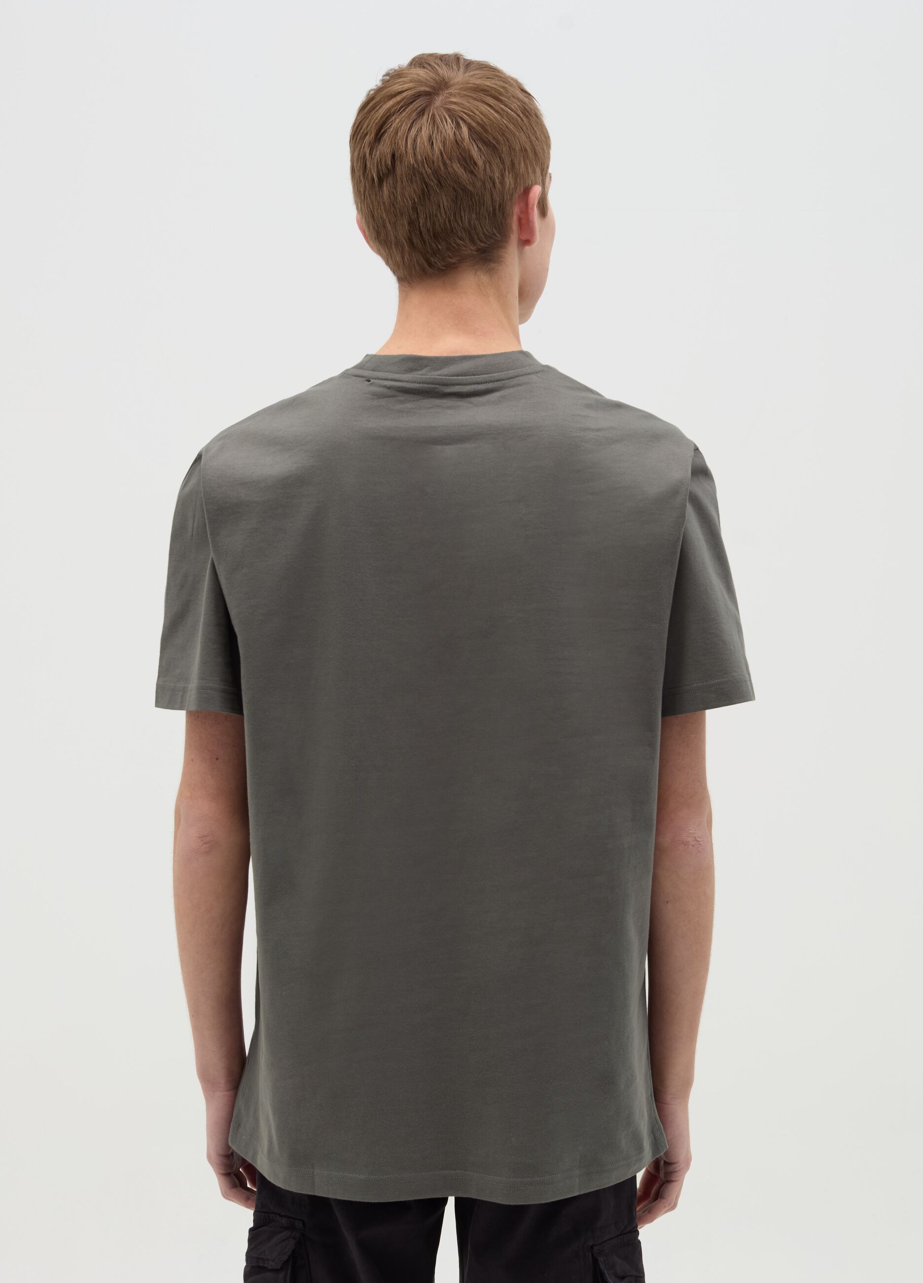 Cotton T-shirt with The Rolling Stones print