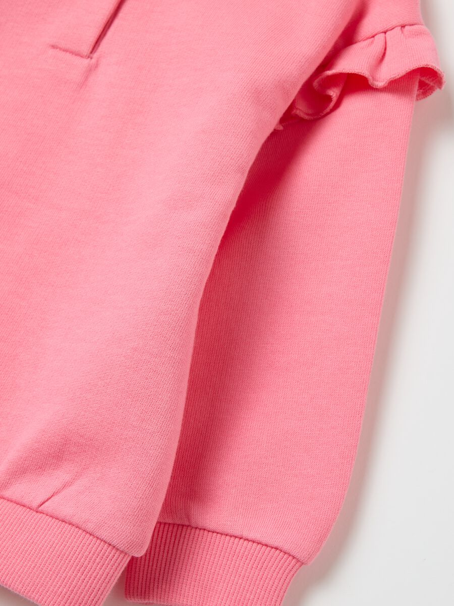 French terry sweatshirt with frills_3