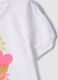 White stretch cotton T-shirt for girls with ice cream print_3