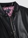 Giubbotto nero con zip regular fit per bambina_7