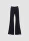 Black flared leggings in stretch fabric &ndash; ALTAVIA STUDIO_5
