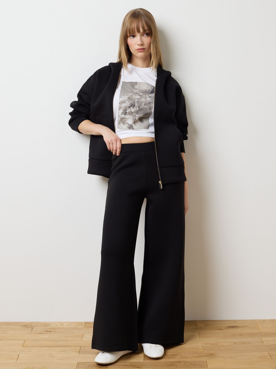 Black Palazzo Trousers_0