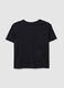 Black sports cotton T-shirt ALTAVIA STUDIO_4