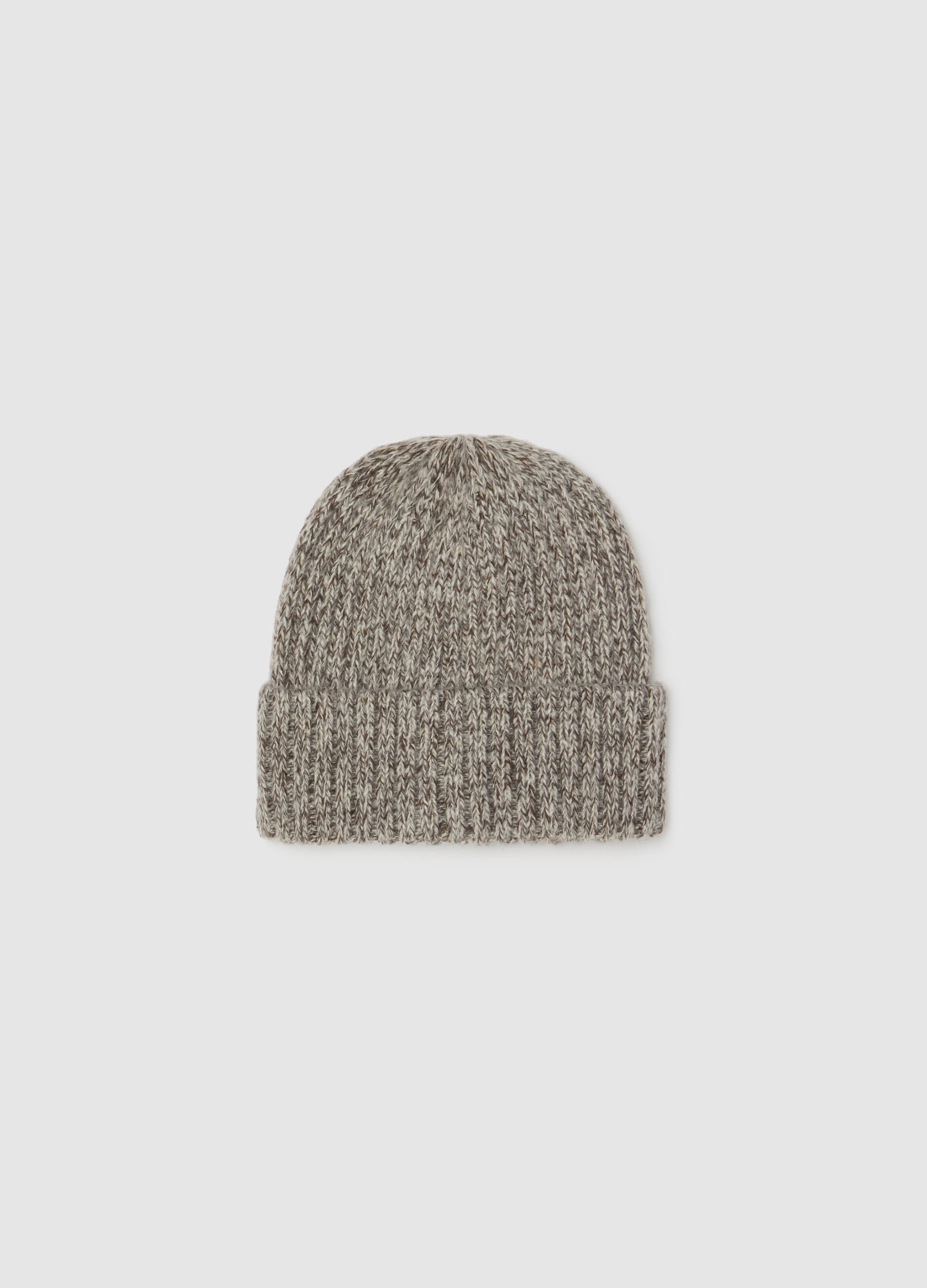 Beige Beanie Hat
