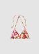 Multicolour triangle bikini top in stretch fabric_4