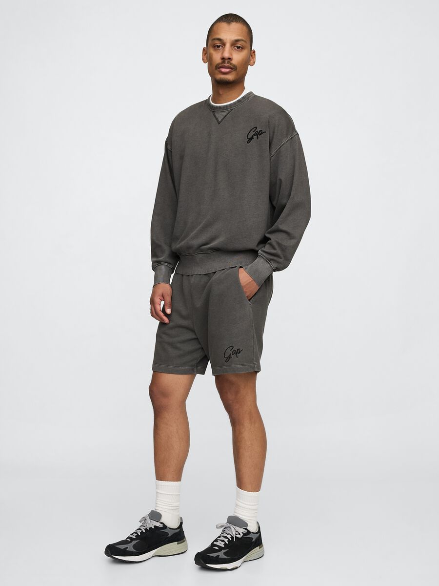 Shorts grigi Gap in misto cotone_0