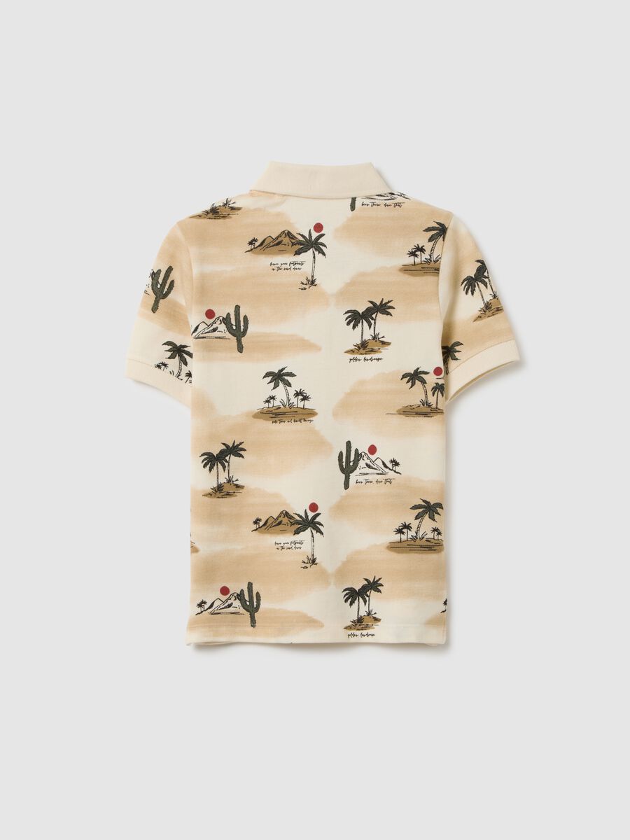 Kids' multicolour pure cotton regular fit polo_1