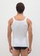 Men's White Pure Cotton Vest_2