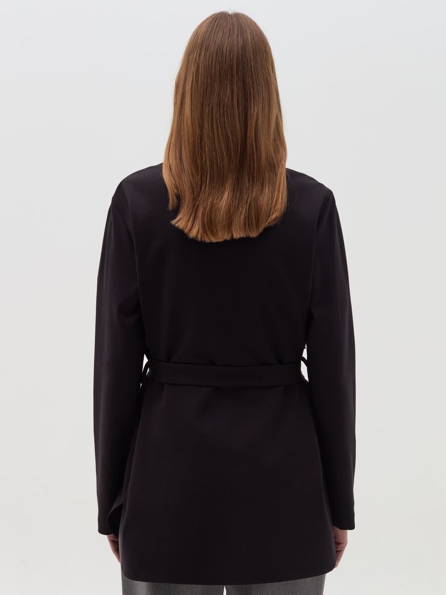 Jacket with belt_3