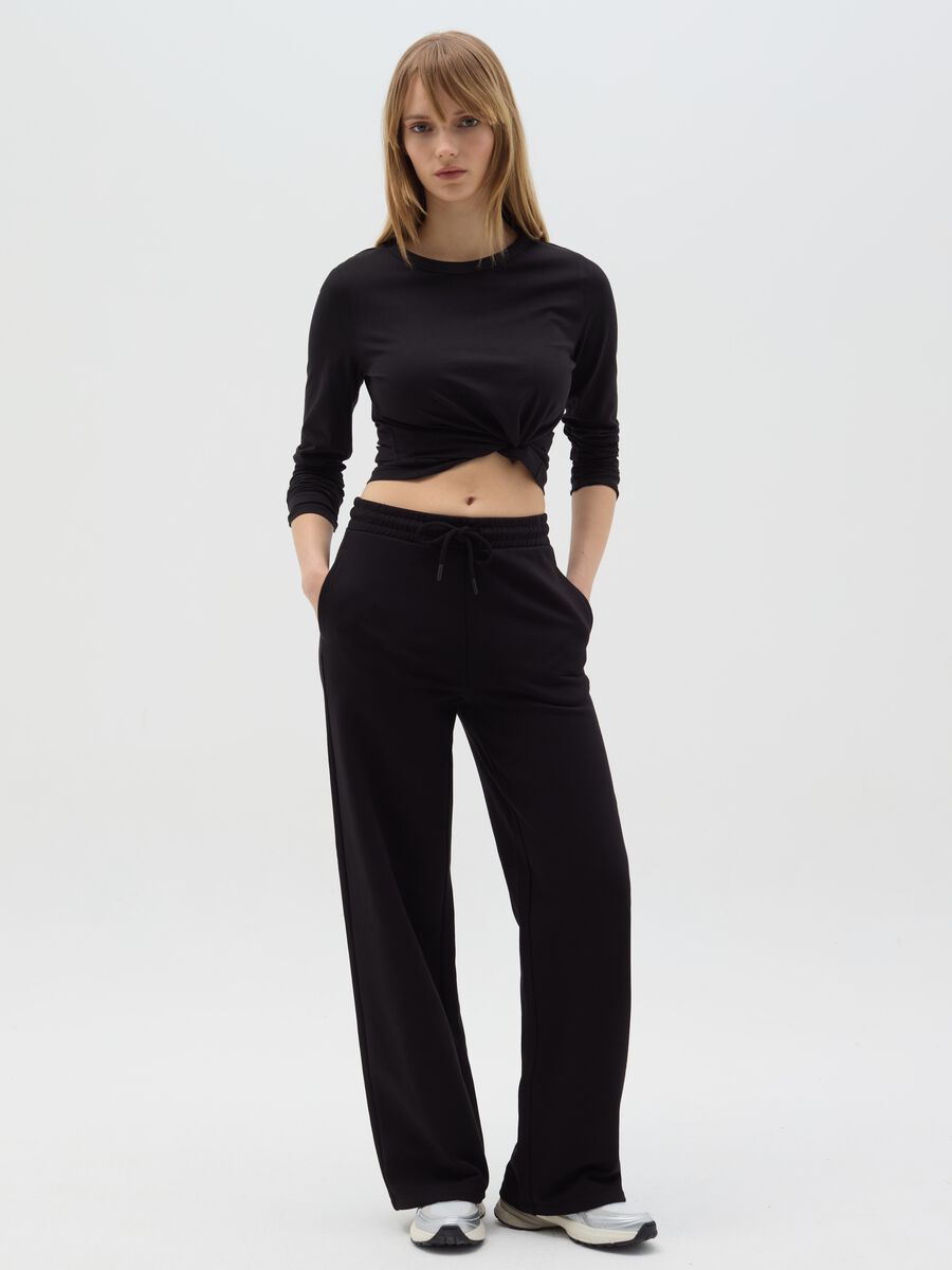 Essential long-sleeved T-shirt in cotton_1