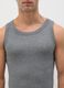 Men's Grey Pure Cotton Vest_1