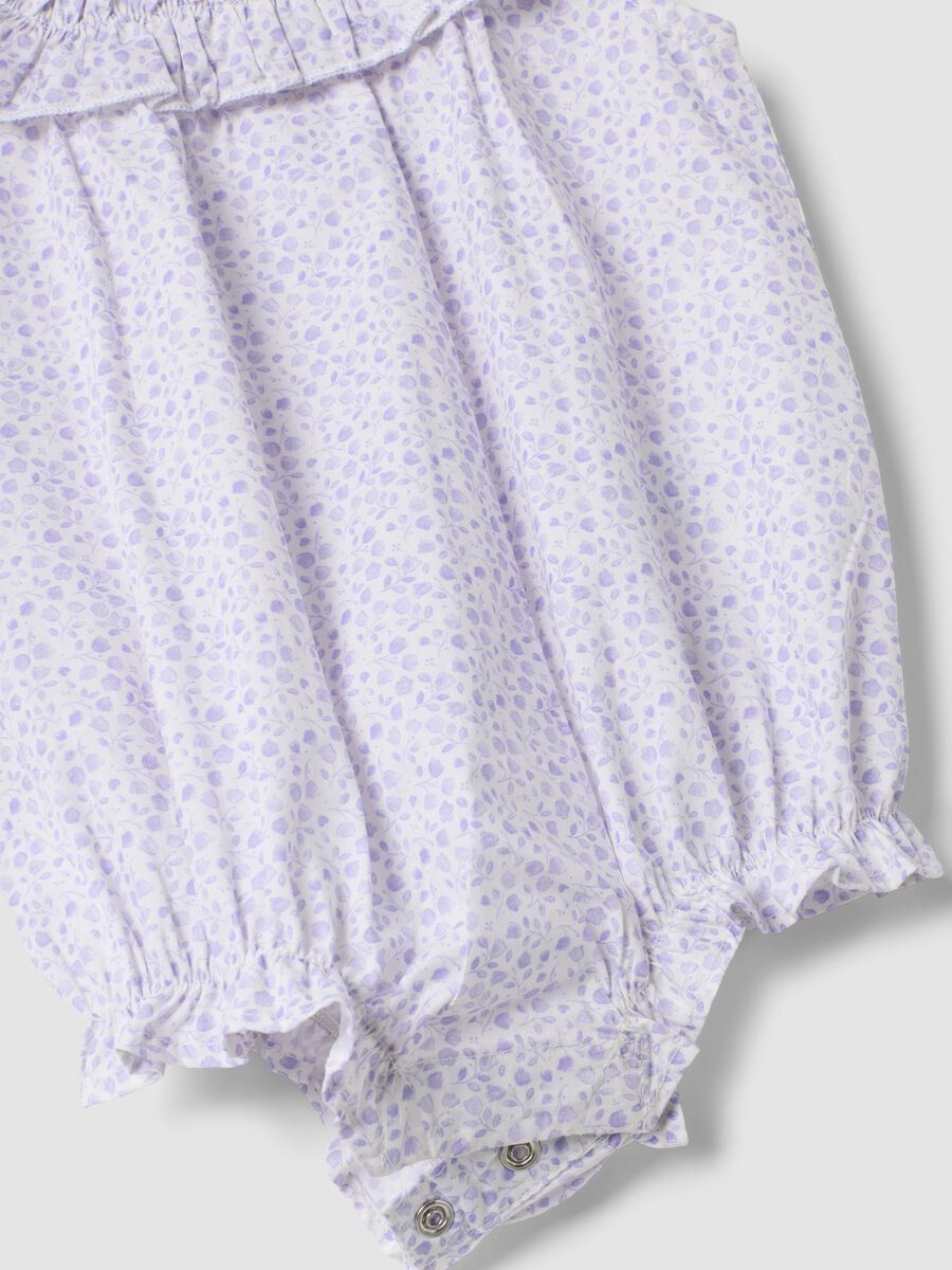 Pagliaccetto viola in puro cotone con collo classico_2