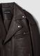 Brown oversized genuine leather biker jacket_5