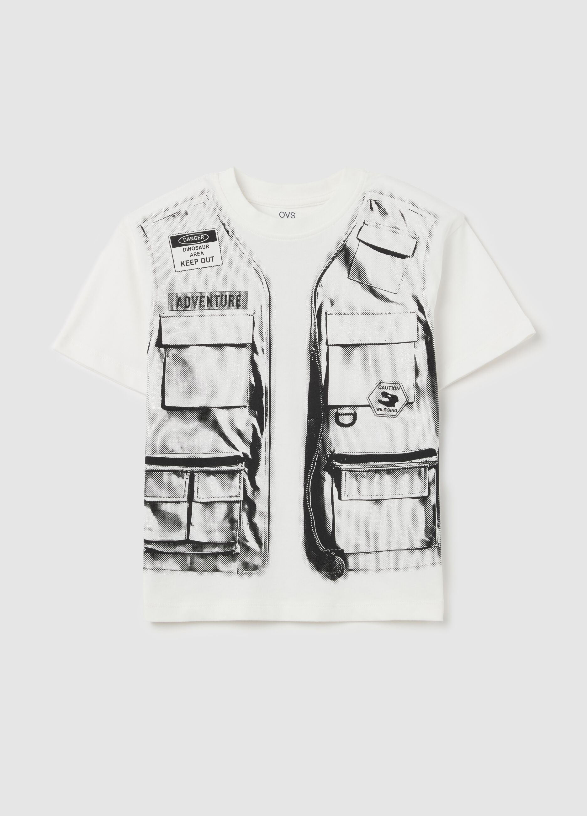 Cotton T-shirt with print