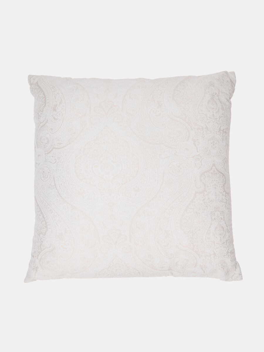 Cushion with cover in 100% cotton satin_0