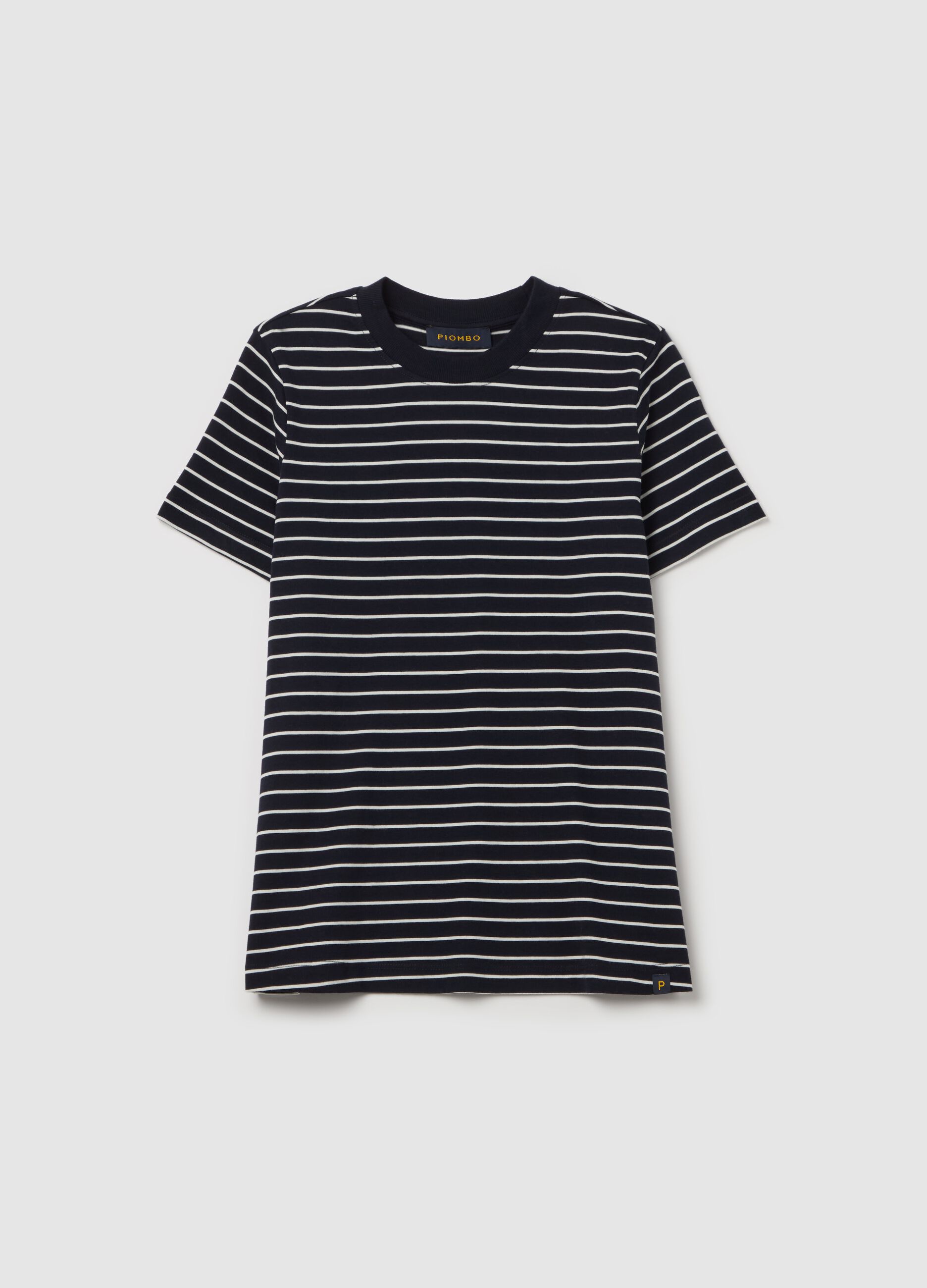 T-shirt in cotone Supima a righe