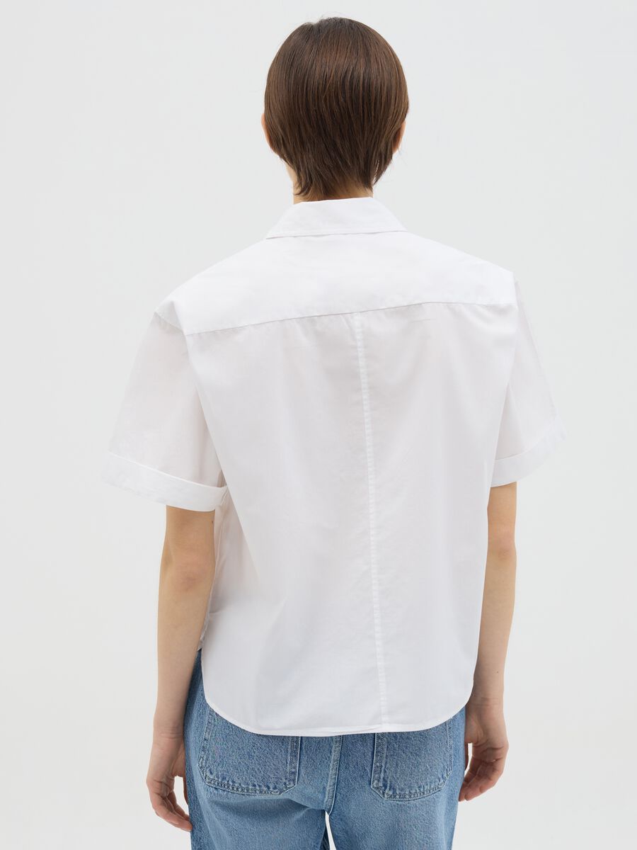 Cotton shirt with short sleeves_3