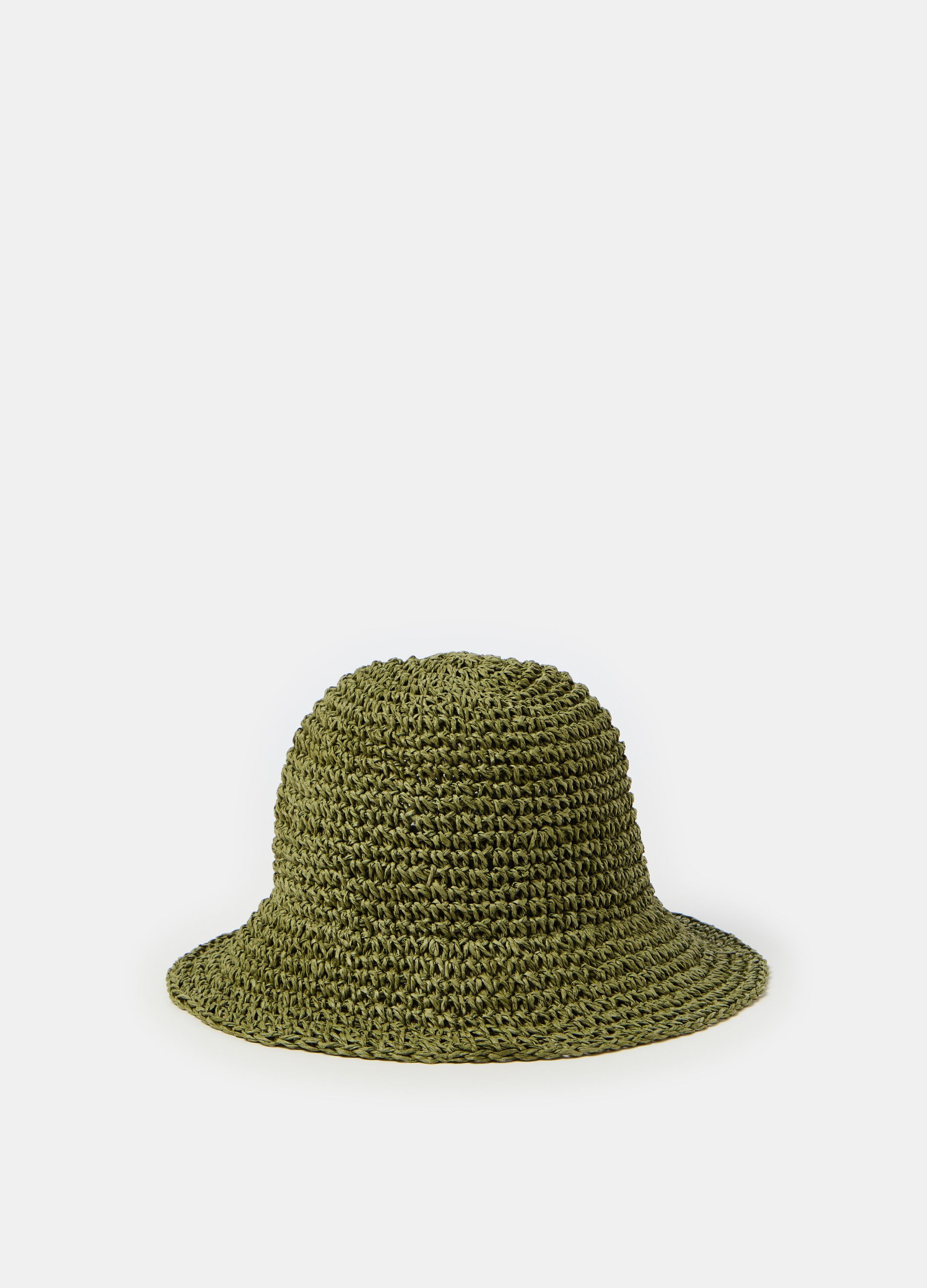 Raffia hat