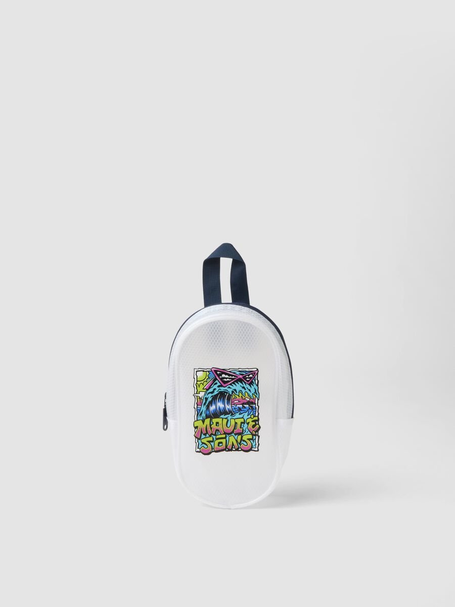 Porta costume trasparente con chiusura a zip_0