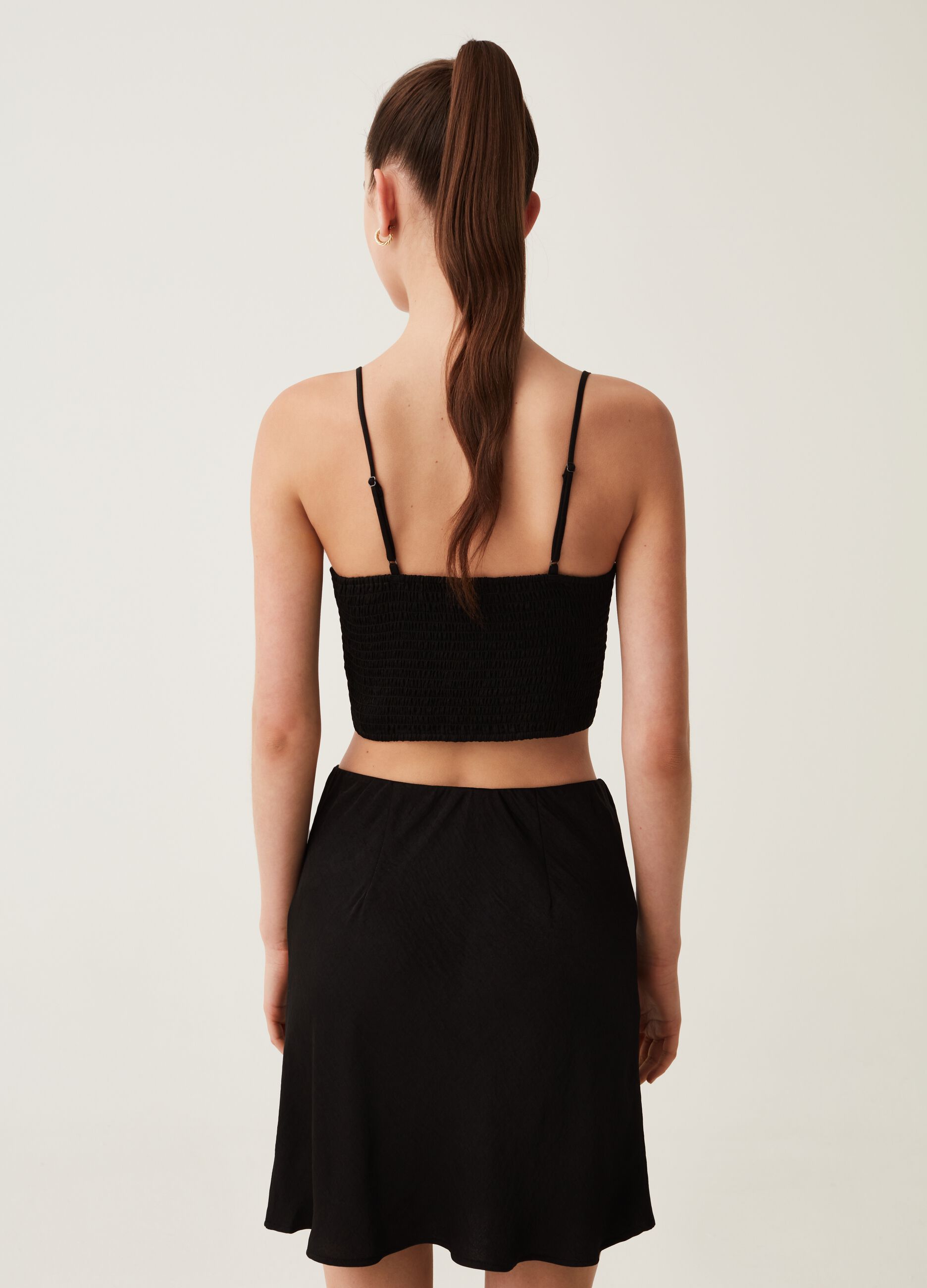Crop top in satin Baby Angel_2