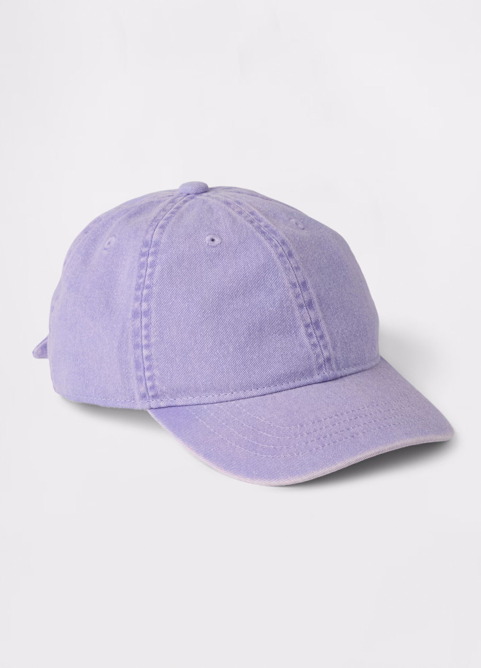 Purple cotton baseball cap
