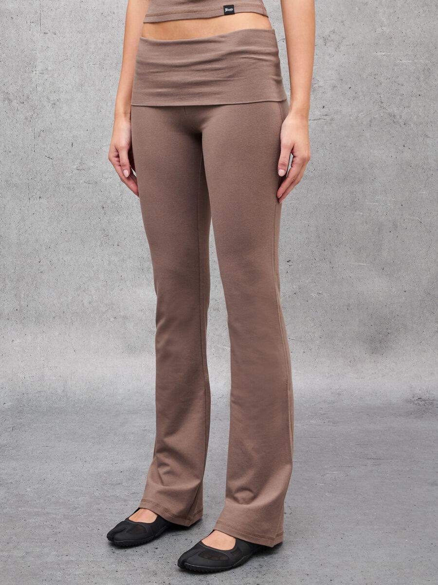 Yoga Flare Pants Mocha_1
