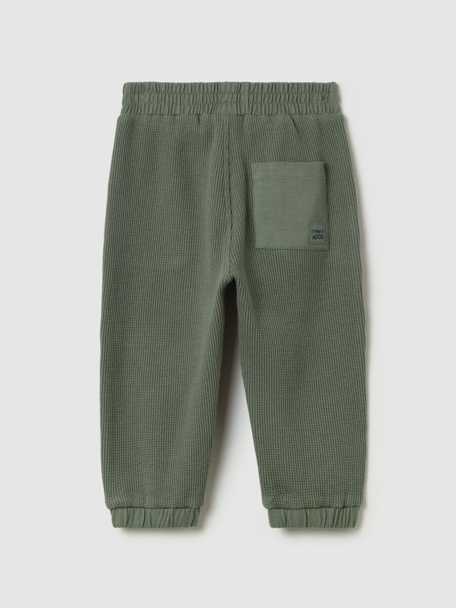 Waffle-weave joggers_1
