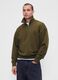 Green Half-Zip Sweatshirt_0