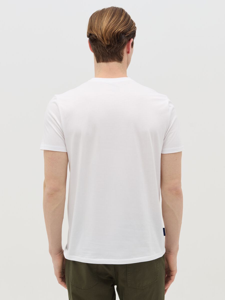 Cotton T-shirt with "Duomo (MI) Italy" print_3