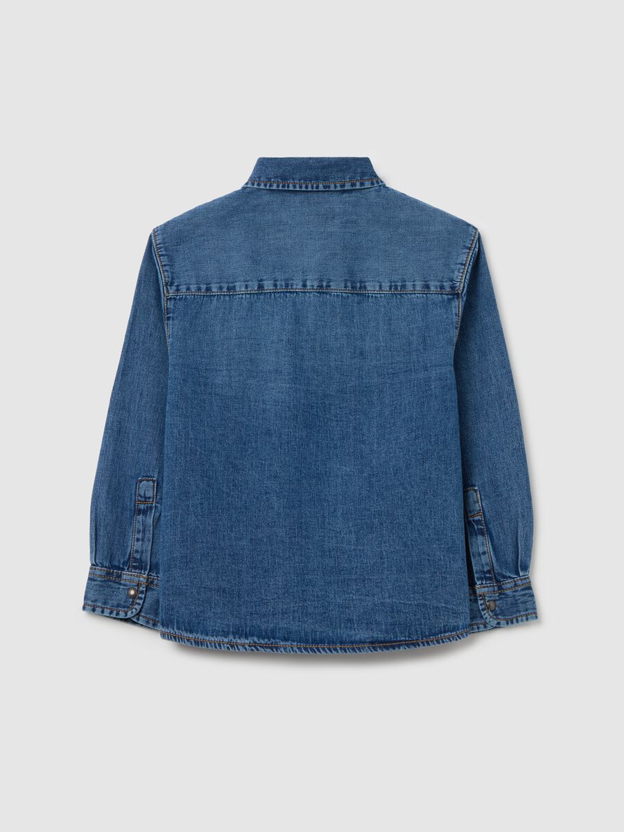 Denim shirt with pockets_1