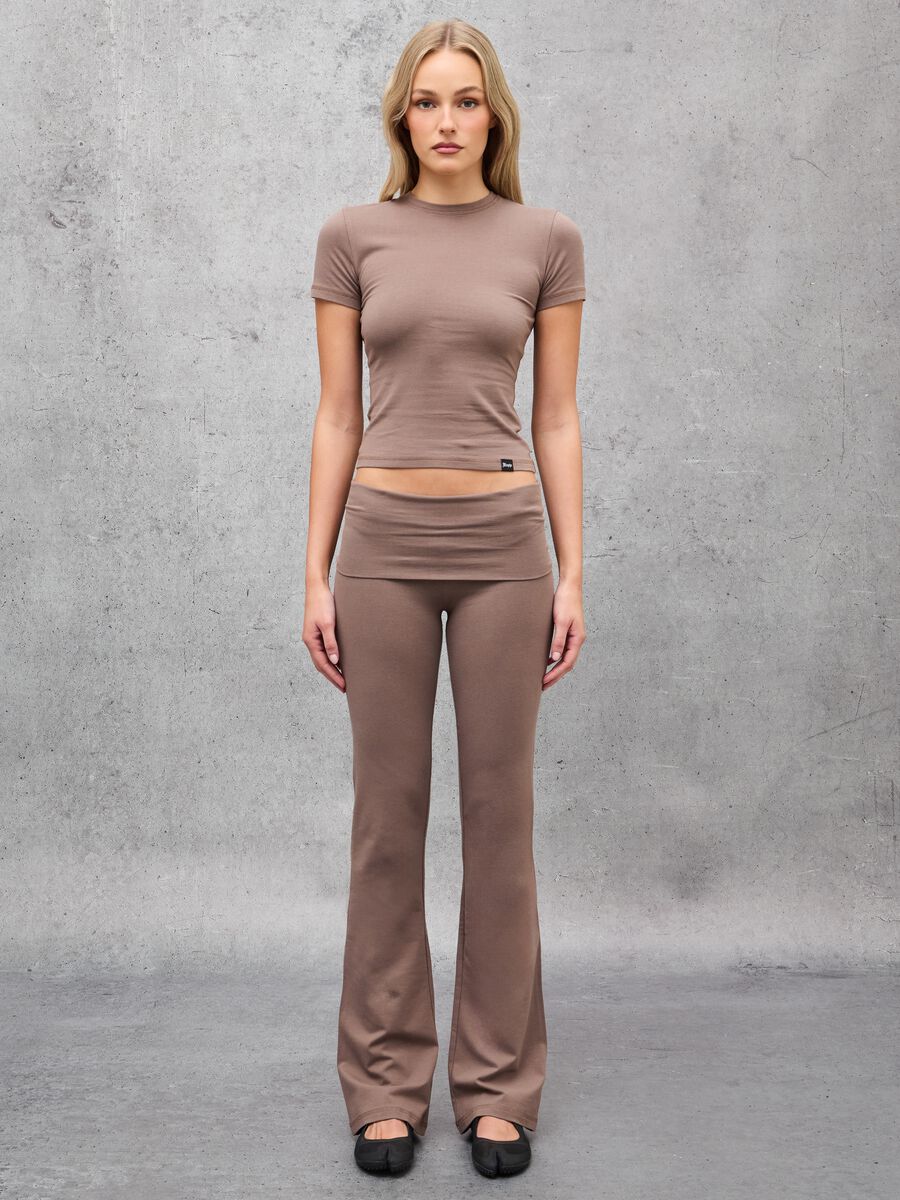 Yoga Flare Pants Mocha_0