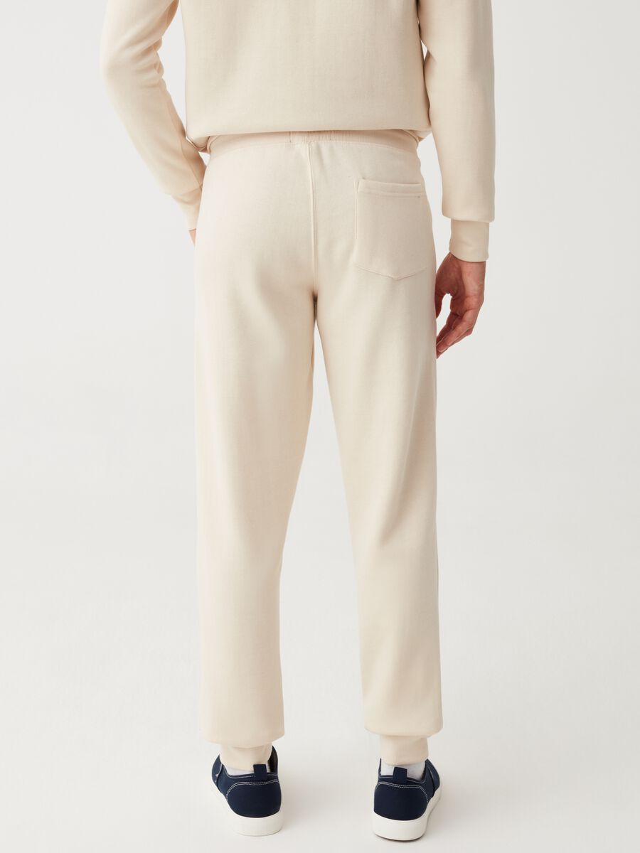 Joggers in felpa con coulisse_2