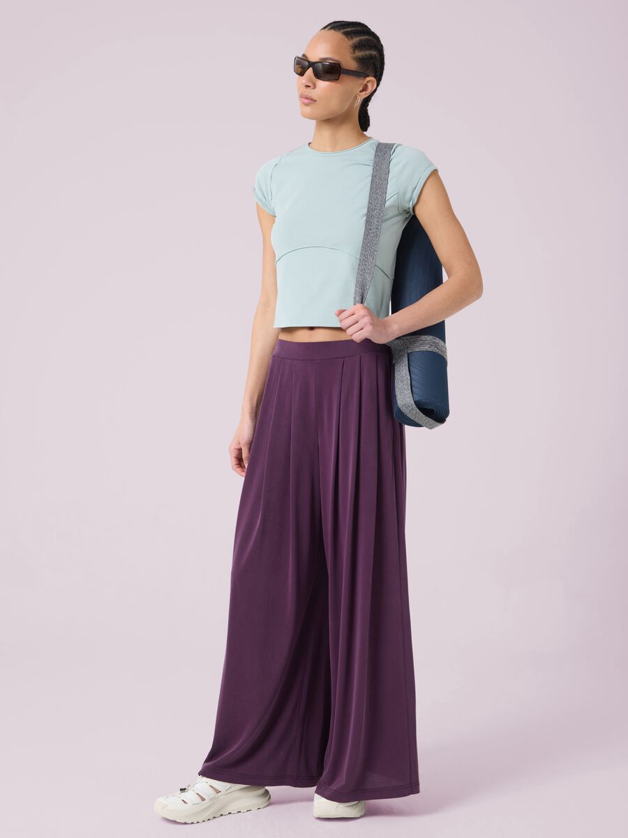 Cropped T-shirt with exposed seams ALTAVIA STUDIO_0