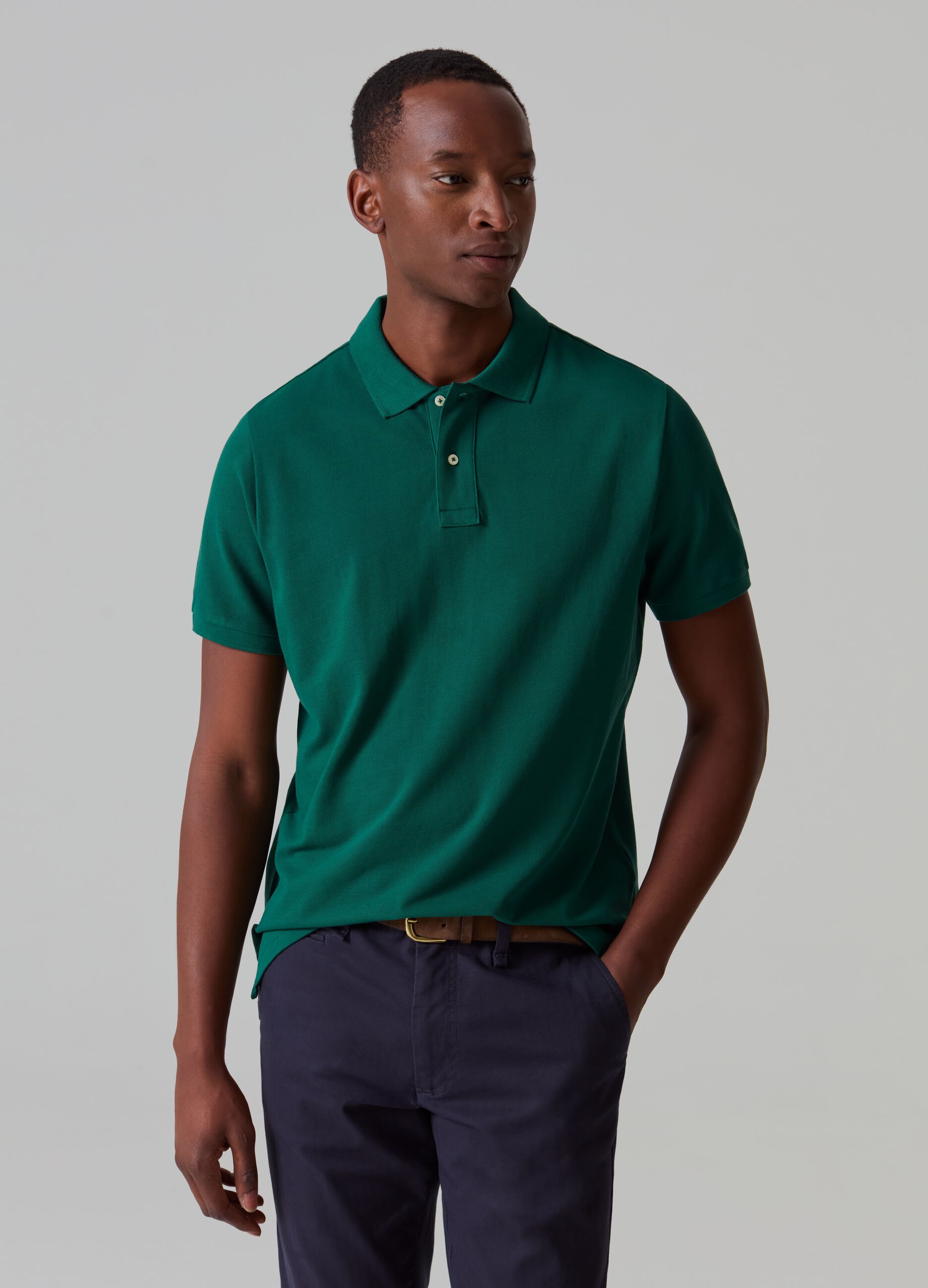 Polo in piquet di cotone Supima