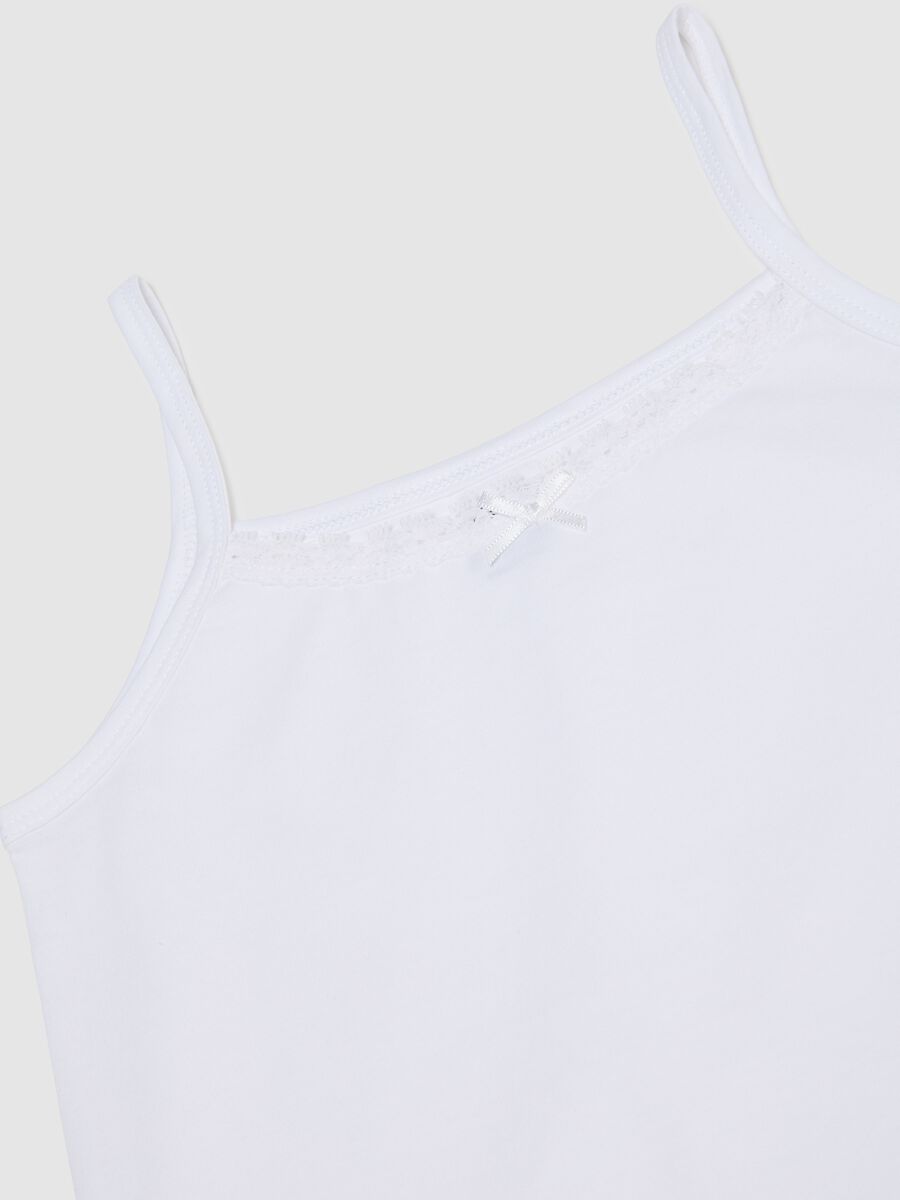 Girl's multicoloured pure cotton vest set, regular fit_2